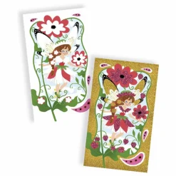 Kit pour dessins pailletés Fées - Janod x Hachette
