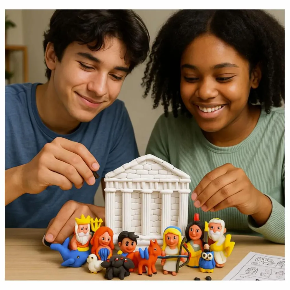 Kit pâte à modeler autodurcissante Mon Acropole Manga