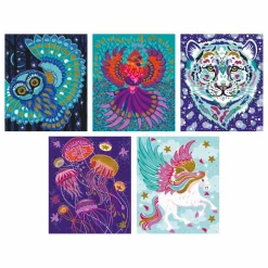 Kit sables phosphorescents et paillettes - Janod x Hachette