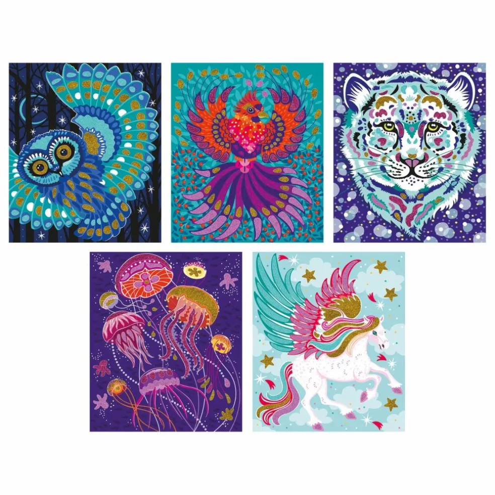 Kit sables phosphorescents et paillettes - Janod x Hachette