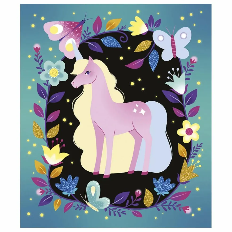 Kit sables phosphorescents et paillettes Nuit Féerique - Janod x Hachette