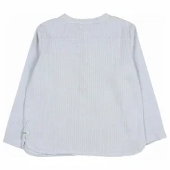 Kurta Gaze de Coton | Bleu gris
