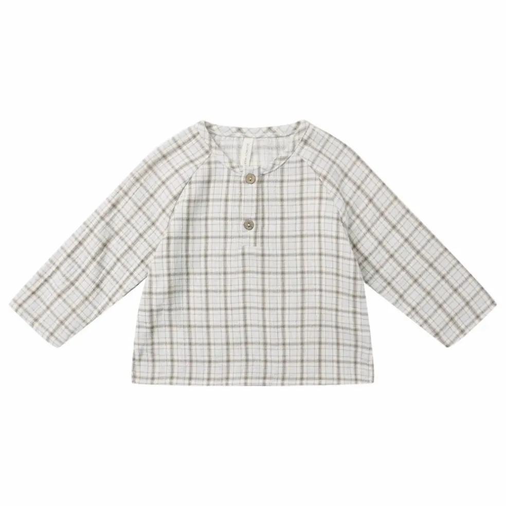 Kurta Zion Gaze de Coton Bio | Bleu Clair