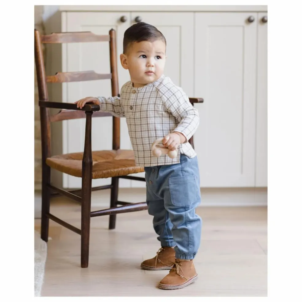 Kurta Zion Gaze de Coton Bio | Bleu Clair