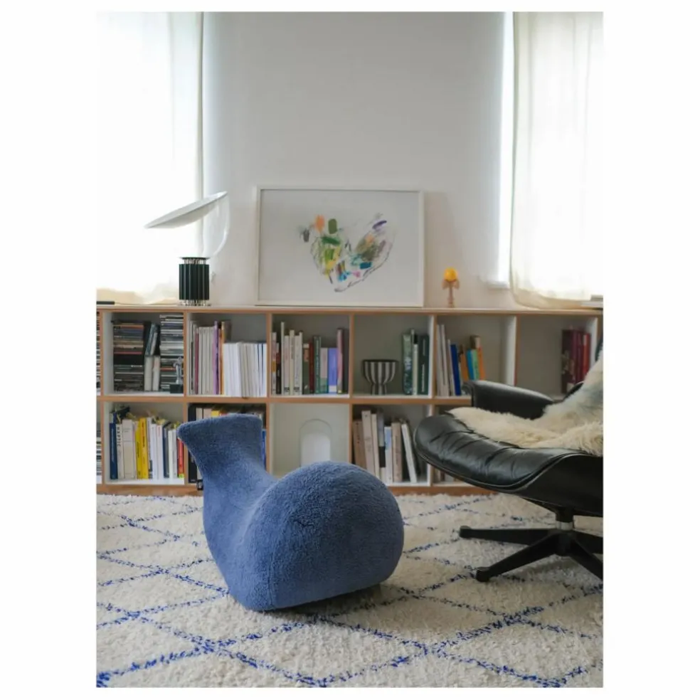 La Baleine à Bascule Ba | Bleu foncé