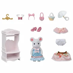 La valisette de mode et grande sœur souris marshmallow