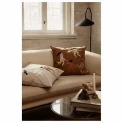 Lampadaire en marbre Arum | Noir