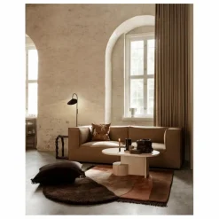Lampadaire en marbre Arum | Noir