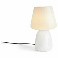 Lampe à poser Apollo en verre opalin | Blanc