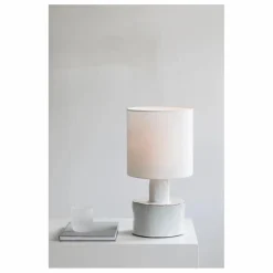 Lampe à poser Catherine en céramique | Blanc