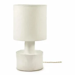 Lampe à poser Catherine en céramique | Blanc