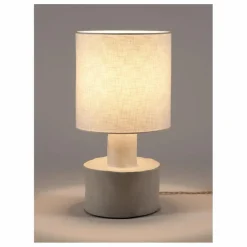 Lampe à poser Catherine en céramique | Blanc