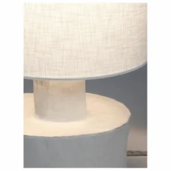 Lampe à poser Catherine en céramique | Blanc