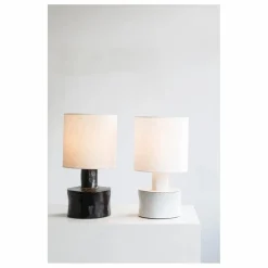 Lampe à poser Catherine en céramique | Blanc
