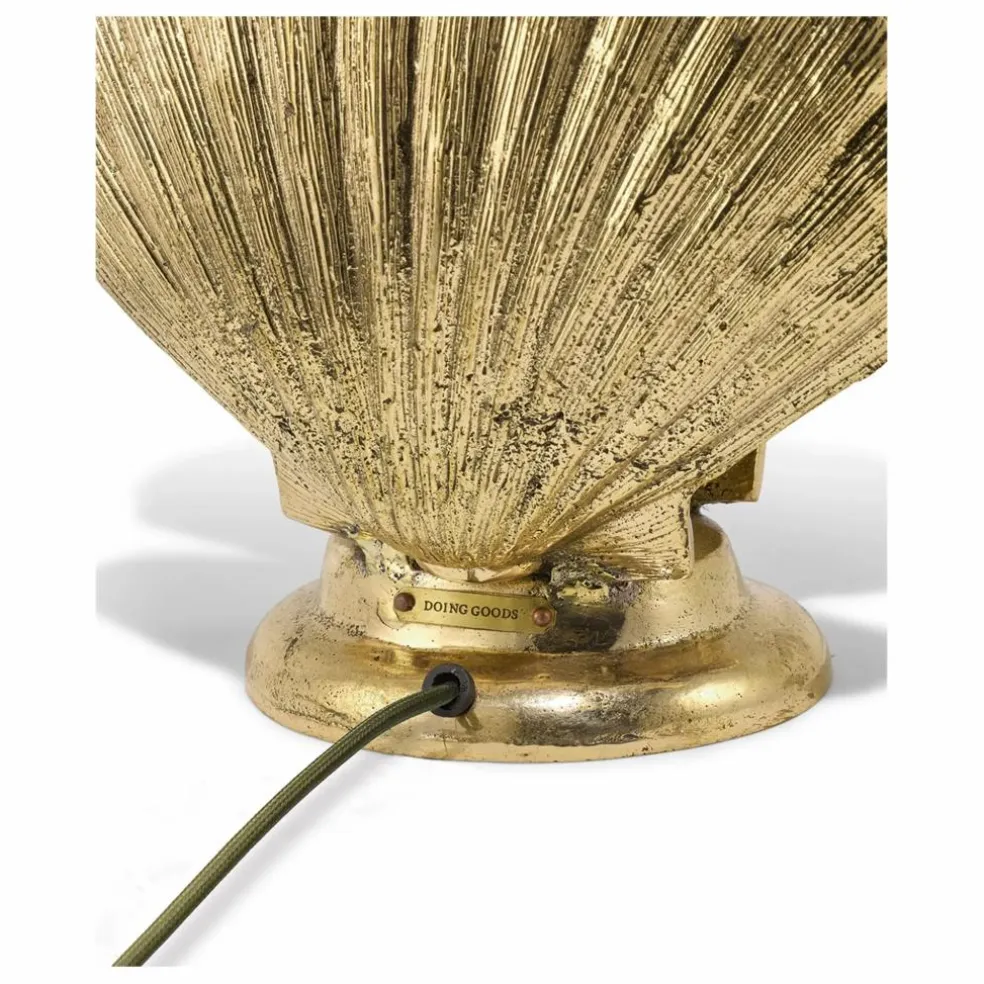 Lampe à poser coquillage | Laiton