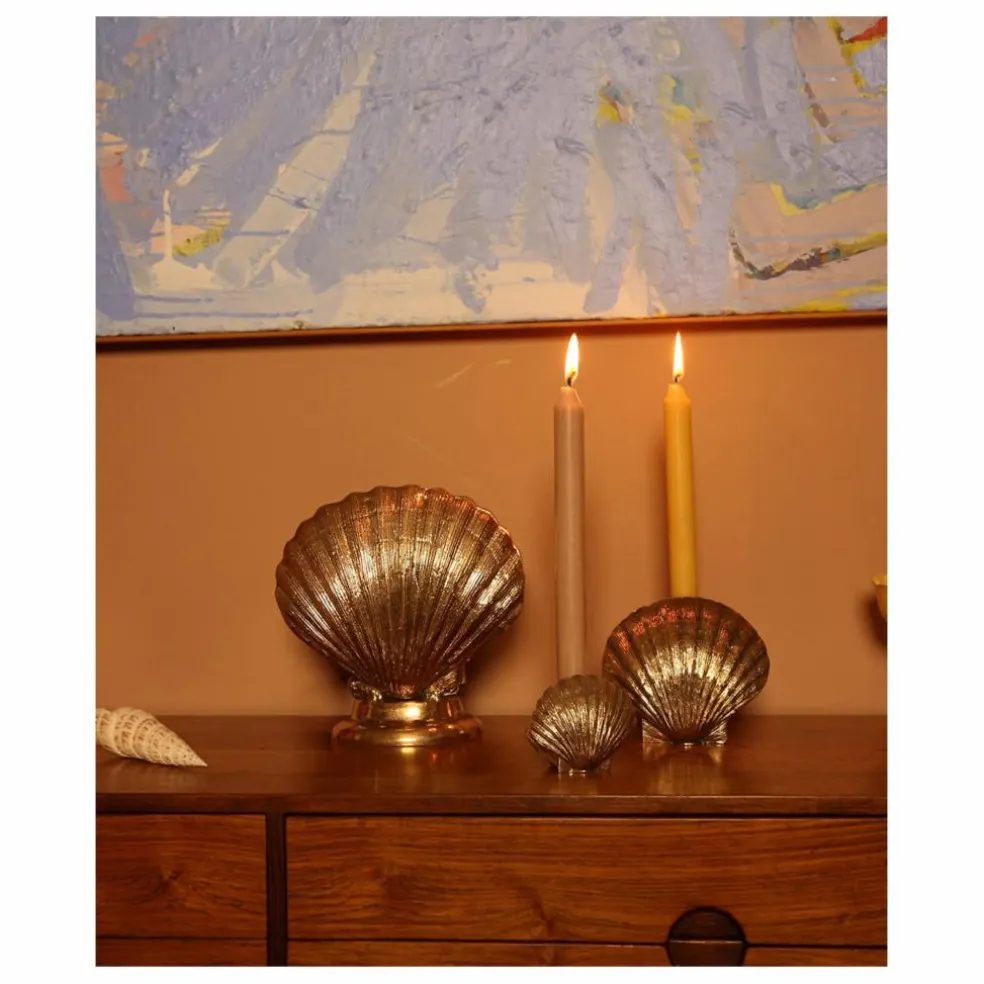 Lampe à poser coquillage | Laiton