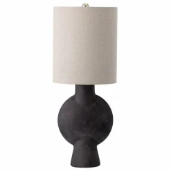 Lampe à poser en céramique | Noir
