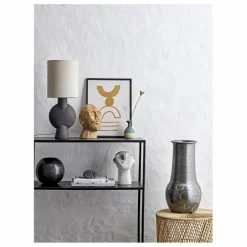 Lampe à poser en céramique | Noir