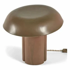 Lampe à poser en grès Oliver, Anita Le Grelle | Marron
