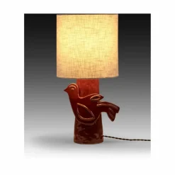 Lampe à poser en grès Paloma, Marie Michielssen | Rouge