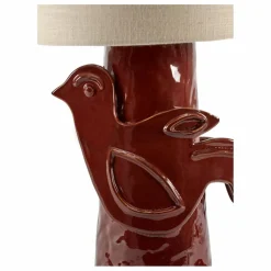 Lampe à poser en grès Paloma, Marie Michielssen | Rouge