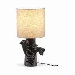Lampe à poser en grès Paloma, Marie Michielssen | Noir