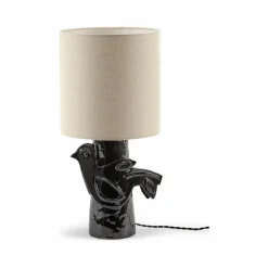 Lampe à poser en grès Paloma, Marie Michielssen | Noir