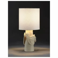 Lampe à poser en grès Paloma, Marie Michielssen | Blanc
