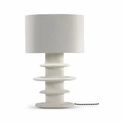 Lampe à poser en papier mâché Earth, Marie Michielssen | Blanc