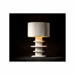Lampe à poser en papier mâché Earth, Marie Michielssen | Blanc