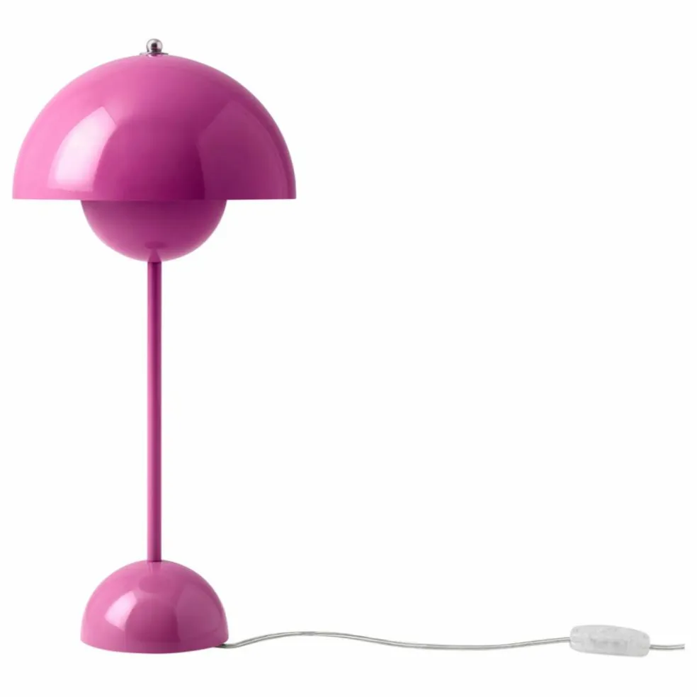Lampe à poser Flowerpot VP3, Verner Panton, 1969 | Rose
