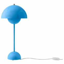 Lampe à poser Flowerpot VP3, Verner Panton | Bleu ciel