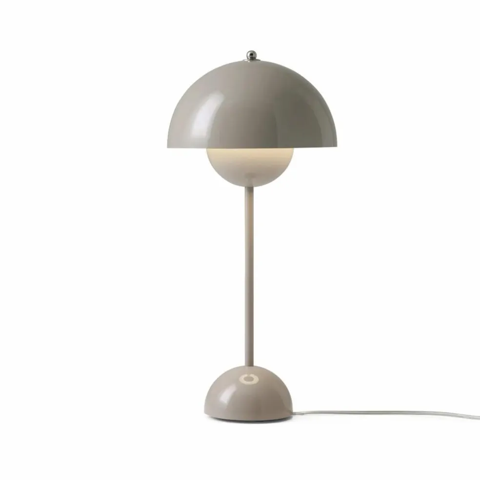 Lampe à poser Flowerpot VP3, Verner Panton, 1969 | Gris