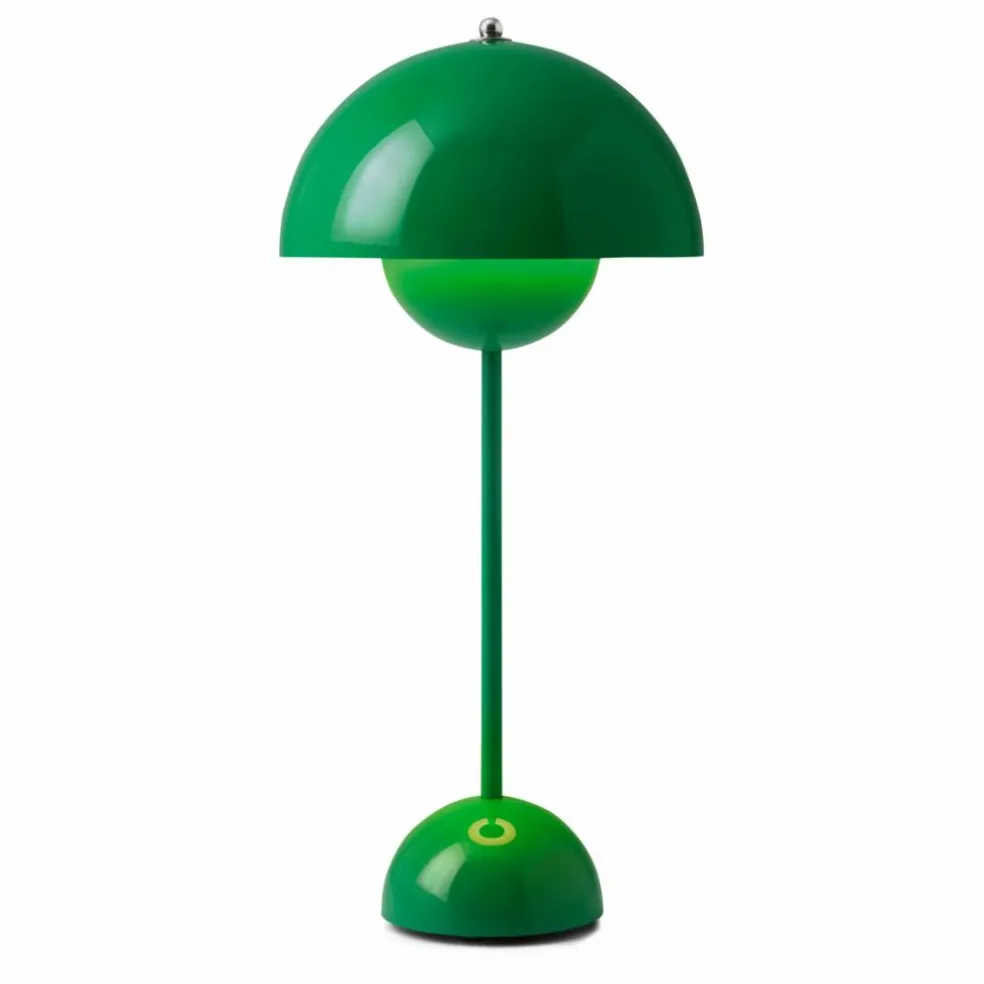 Lampe à poser Flowerpot VP3, Verner Panton, 1969 | Vert