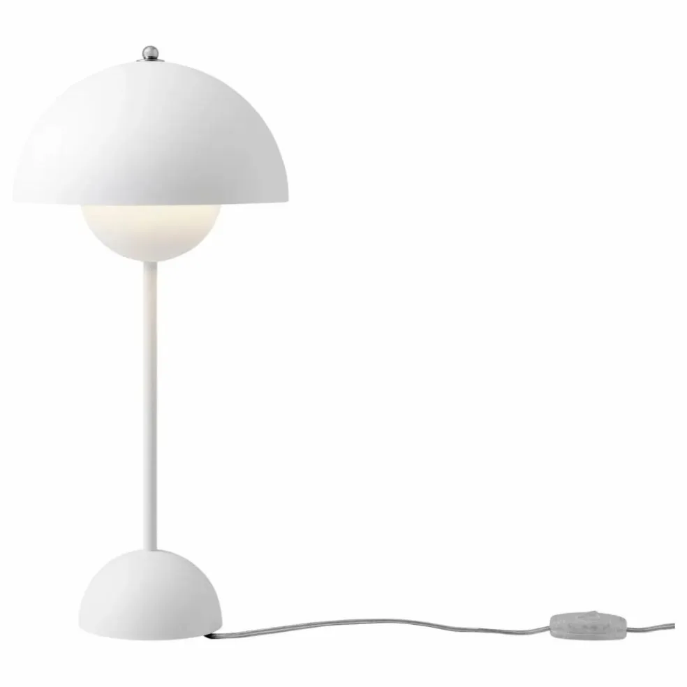 Lampe à poser Flowerpot VP3, Verner Panton | Blanc