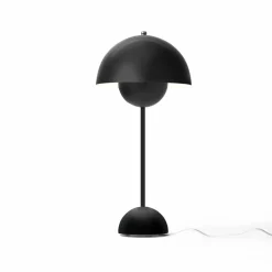 Lampe à poser Flowerpot VP3, Verner Panton, 1969 | Noir