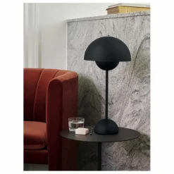 Lampe à poser Flowerpot VP3, Verner Panton, 1969 | Noir