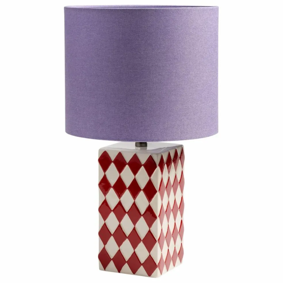 Lampe à poser Grid | Rouge