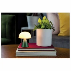 Lampe à poser Mina | Vert foncé
