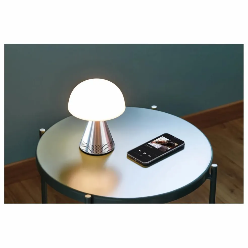 Lampe à poser Mina audio | Aluminium
