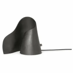 Lampe à poser Oyster en aluminium recyclé | Noir