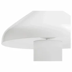 Lampe à poser Pao en verre opale | Blanc