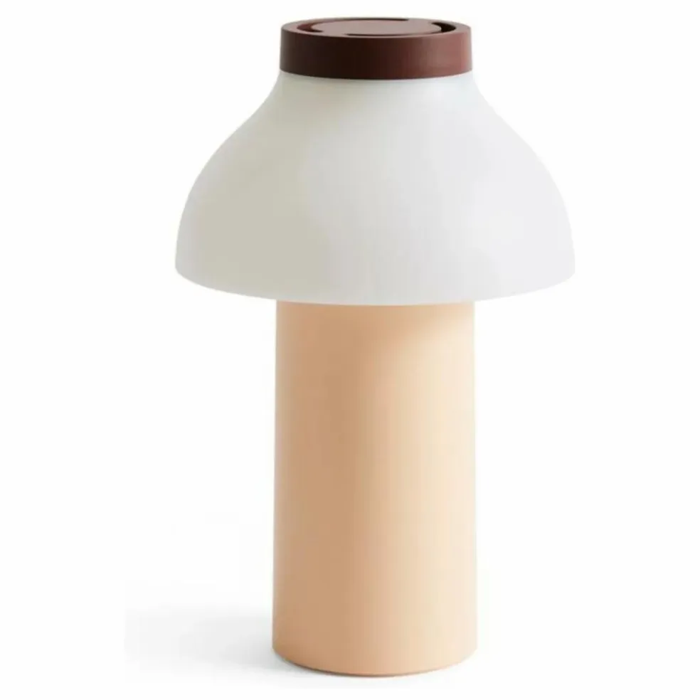 Lampe à poser PC No 2 sans fil | Rose pêche