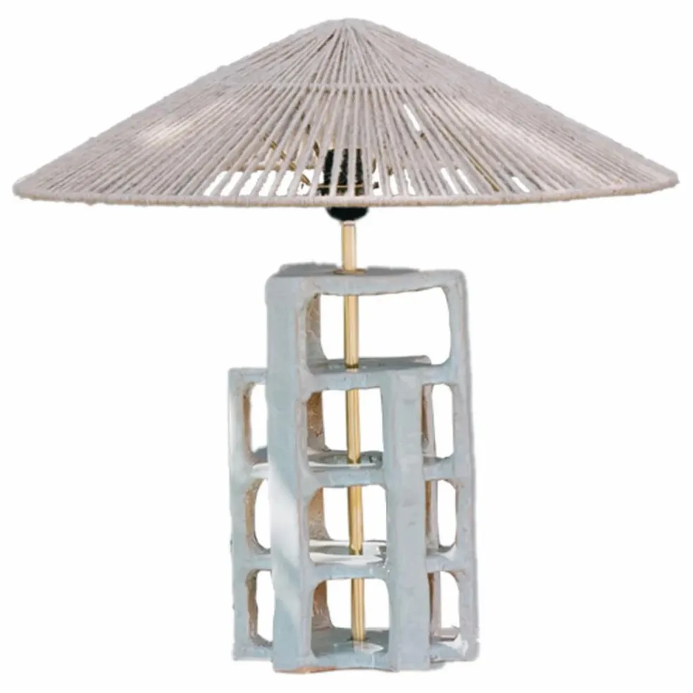 Lampe à poser Piz | Bleu ciel