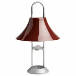 Lampe à poser portable Mousqueton - Inga Sempé | Rouge