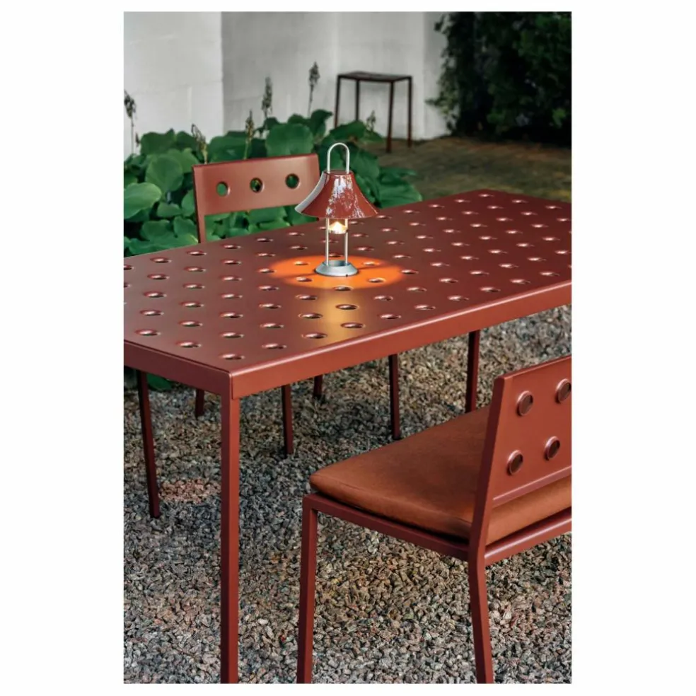 Lampe à poser portable Mousqueton - Inga Sempé | Rouge