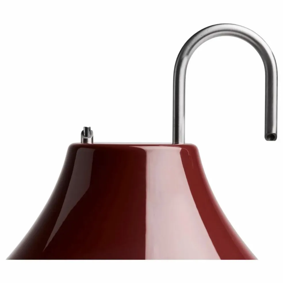 Lampe à poser portable Mousqueton - Inga Sempé | Rouge