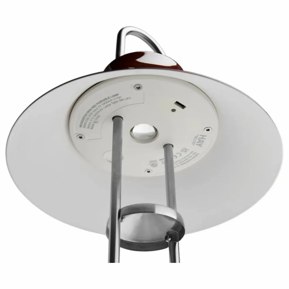 Lampe à poser portable Mousqueton - Inga Sempé | Rouge