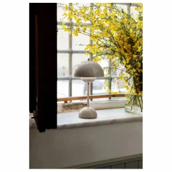 Lampe à poser portative Flowerpot VP9, Verner Panton | Gris
