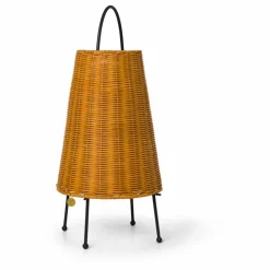 Lampe à poser Porti en rotin